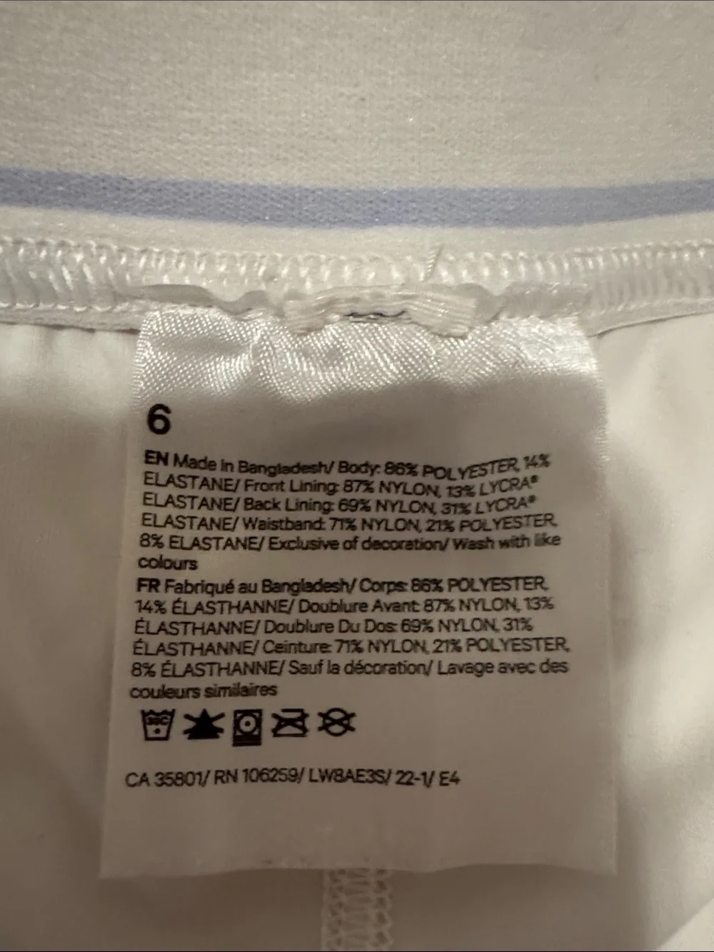 Lululemon Court Rival High-Rise Tennis Skirt in White Size 6